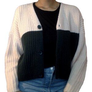 Vero Moda Two Tone Pink and Green Cardigan